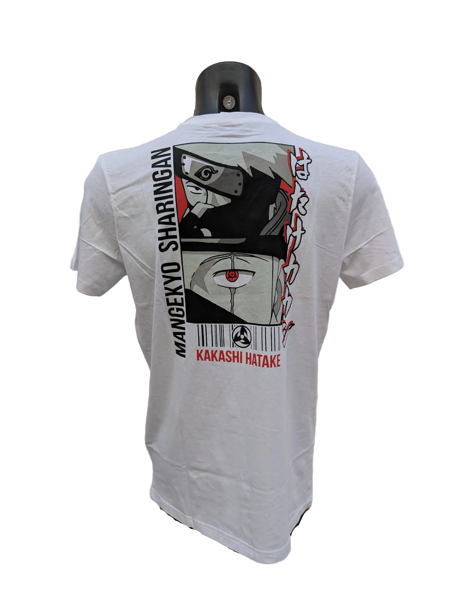 T-shirt Kakashi Hatake Naruto bianca