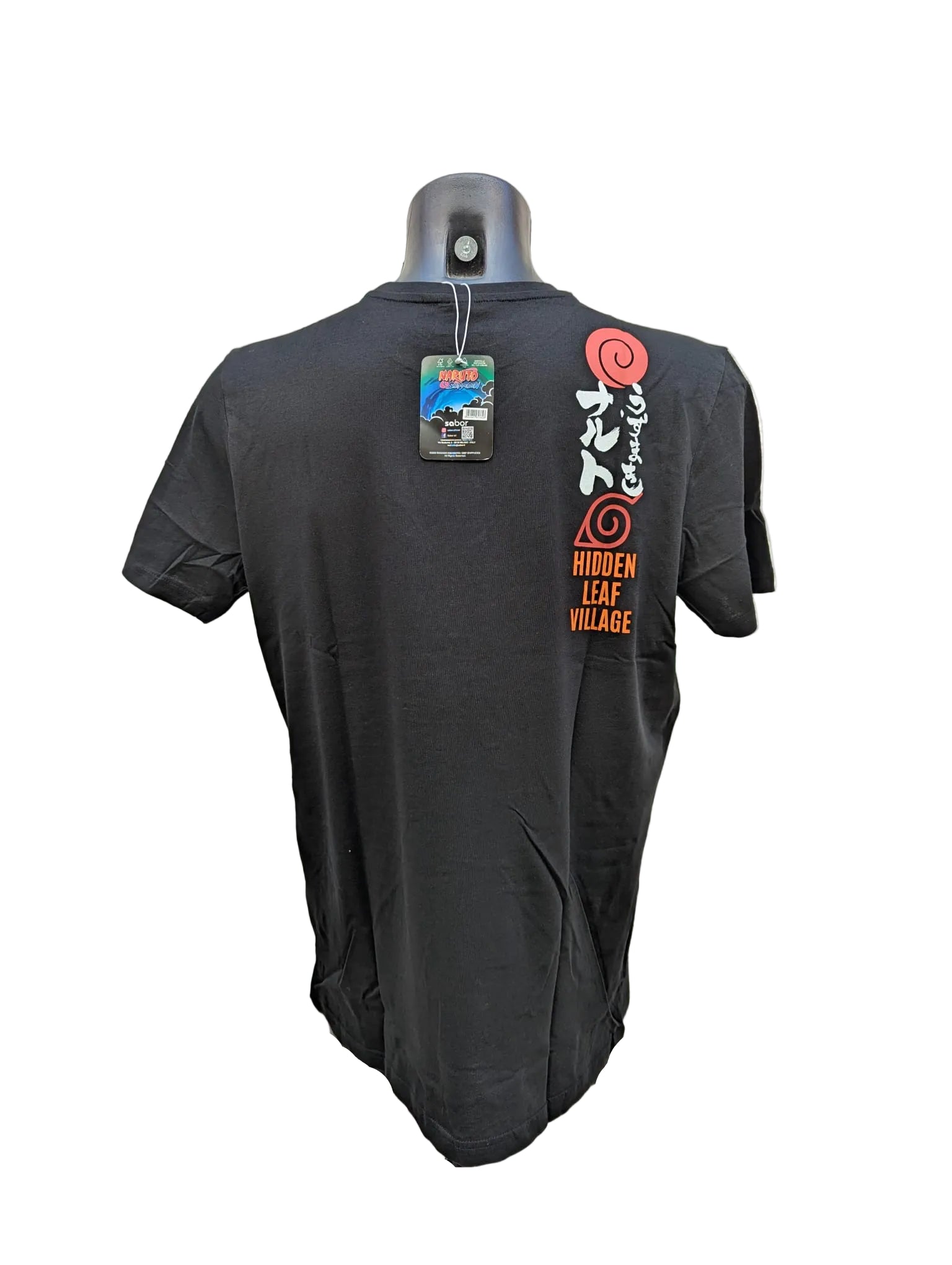 T-shirt Naruto Rasengan nera