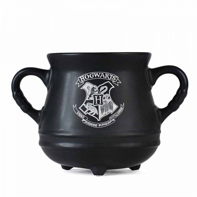 Tazza calderone con stemma di hogwarts dorato Harry Potter