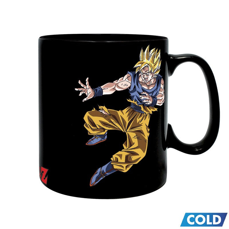 tazza magica goku vs buu dragon ball