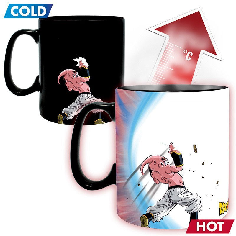 tazza magica goku vs buu dragon ball