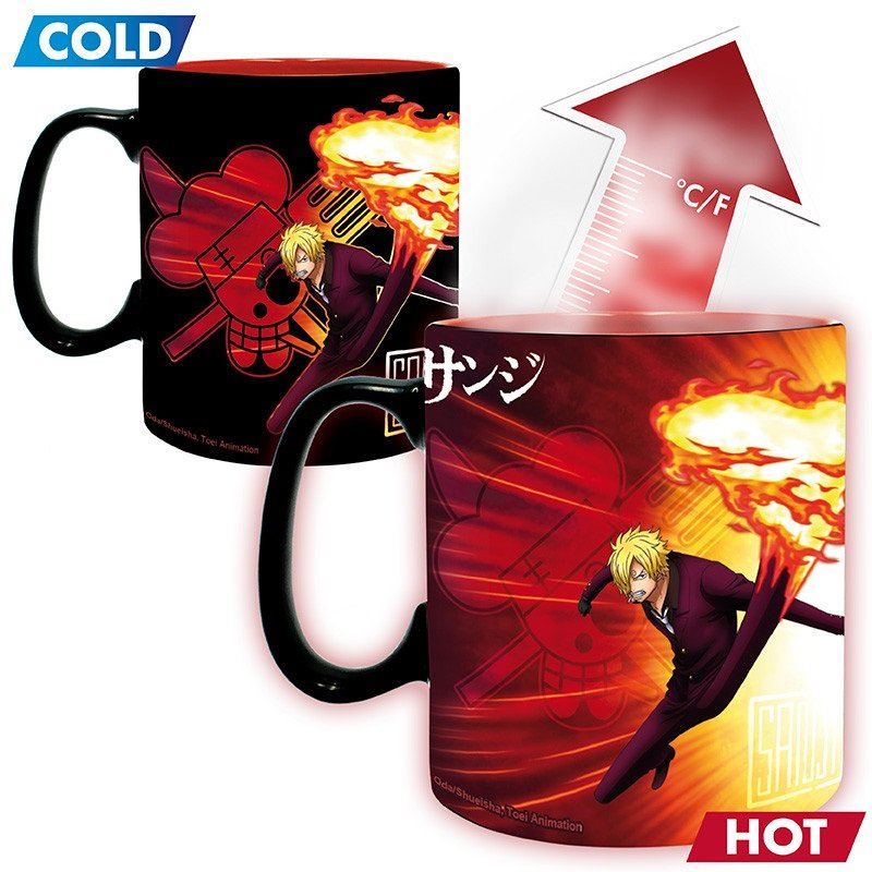 Tazza Termosensibile Zoro e Sanji One Piece