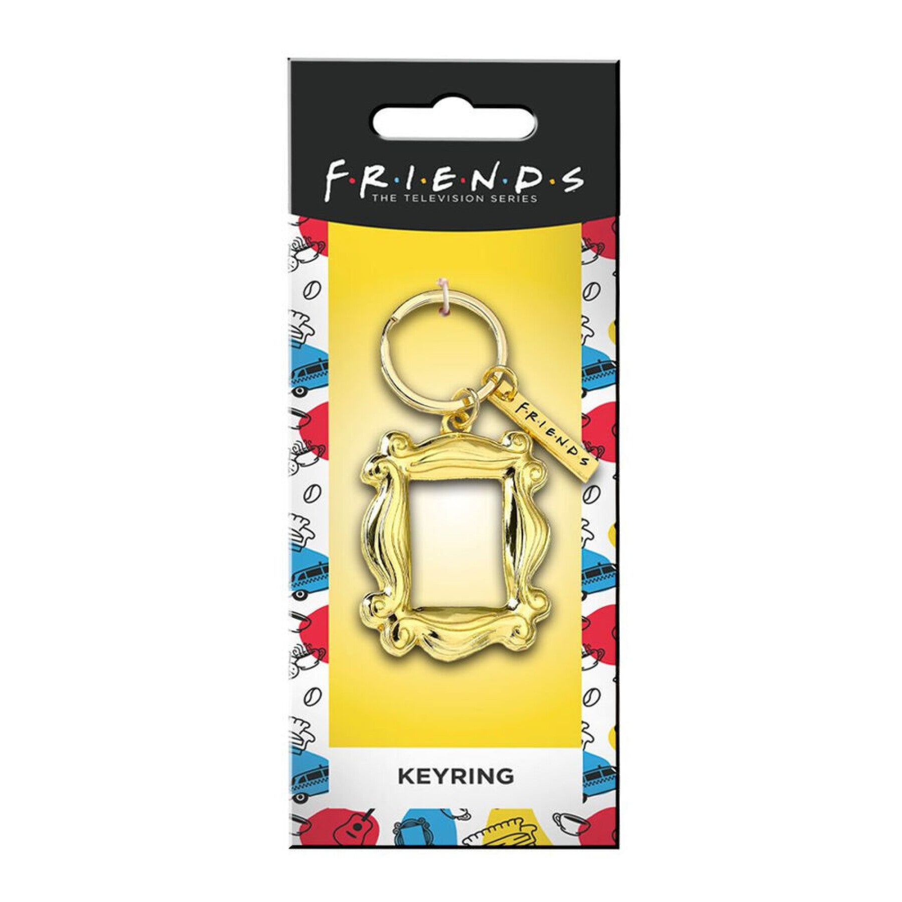 Portachiavi Da Parete Ispirato A Friends TV Show – Ripiano Porta Oggetti Con 6 Ganci, Fatto A Mano, Per Ingresso E Soggiorno, 25,4x19,8 Cm