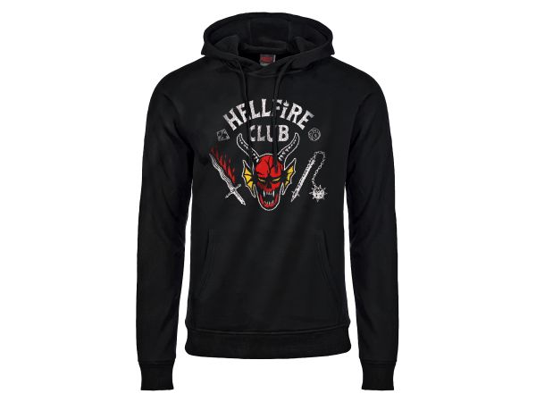 Felpa Stranger Things Hellfire Club Nero