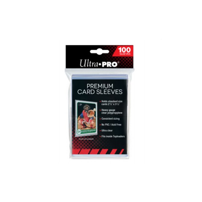 100 Bustine Protettive Premium Ultra Pro per Carte collezionabili