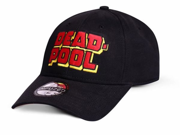 Cappello Dead Pool Scritta Rossa