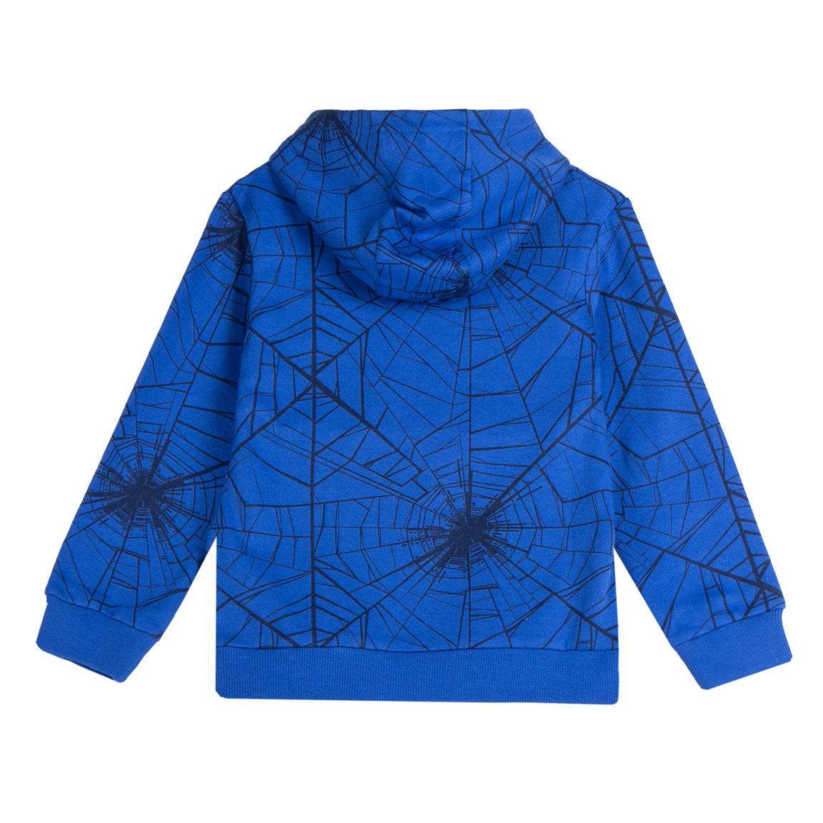 Felpa con Cappuccio Spider-Man Marvel Bambino – Blu, Cotone Felpato Cerdá