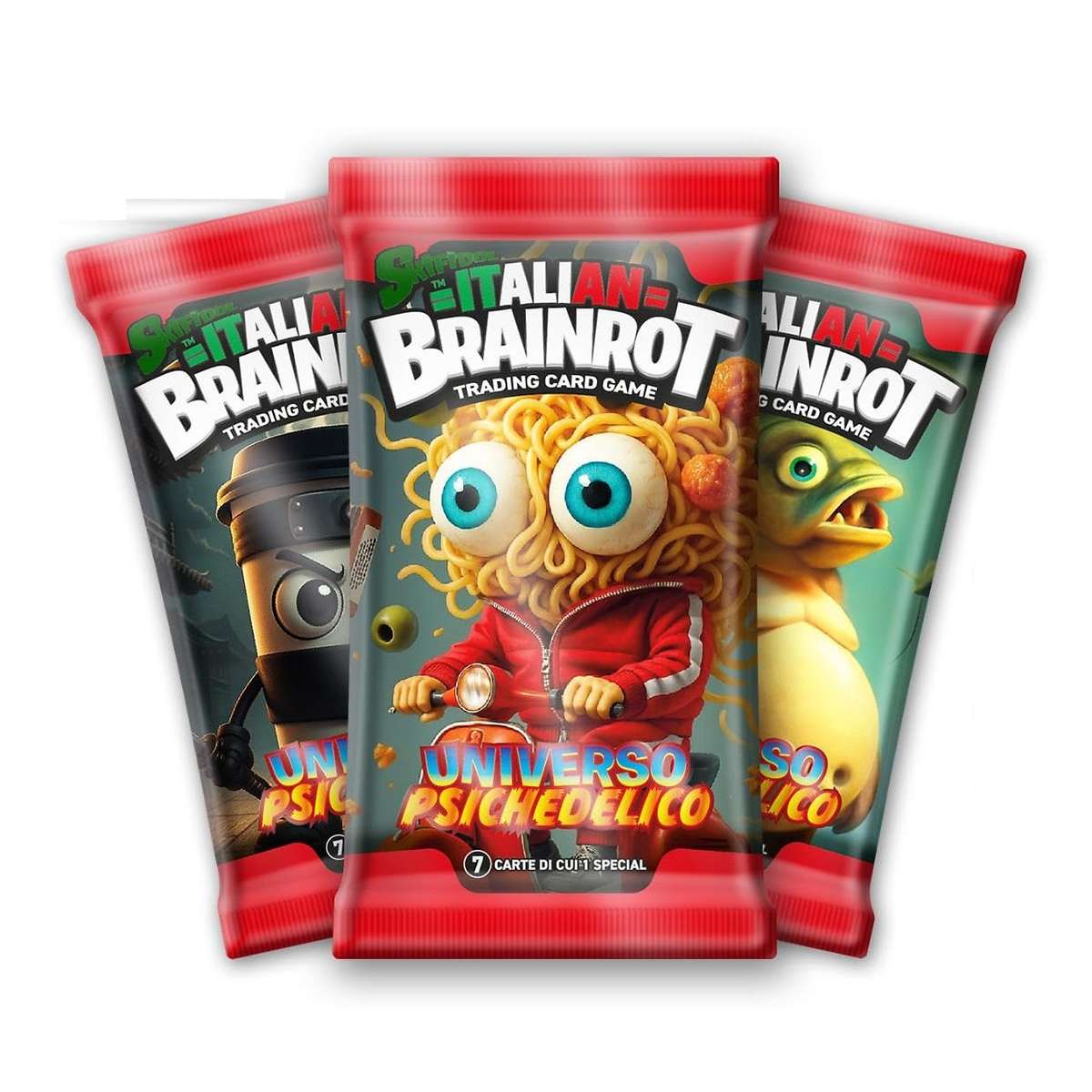 Brainrot TCG Universo Psichedelico Busta da 7 carte SKIFIDOL