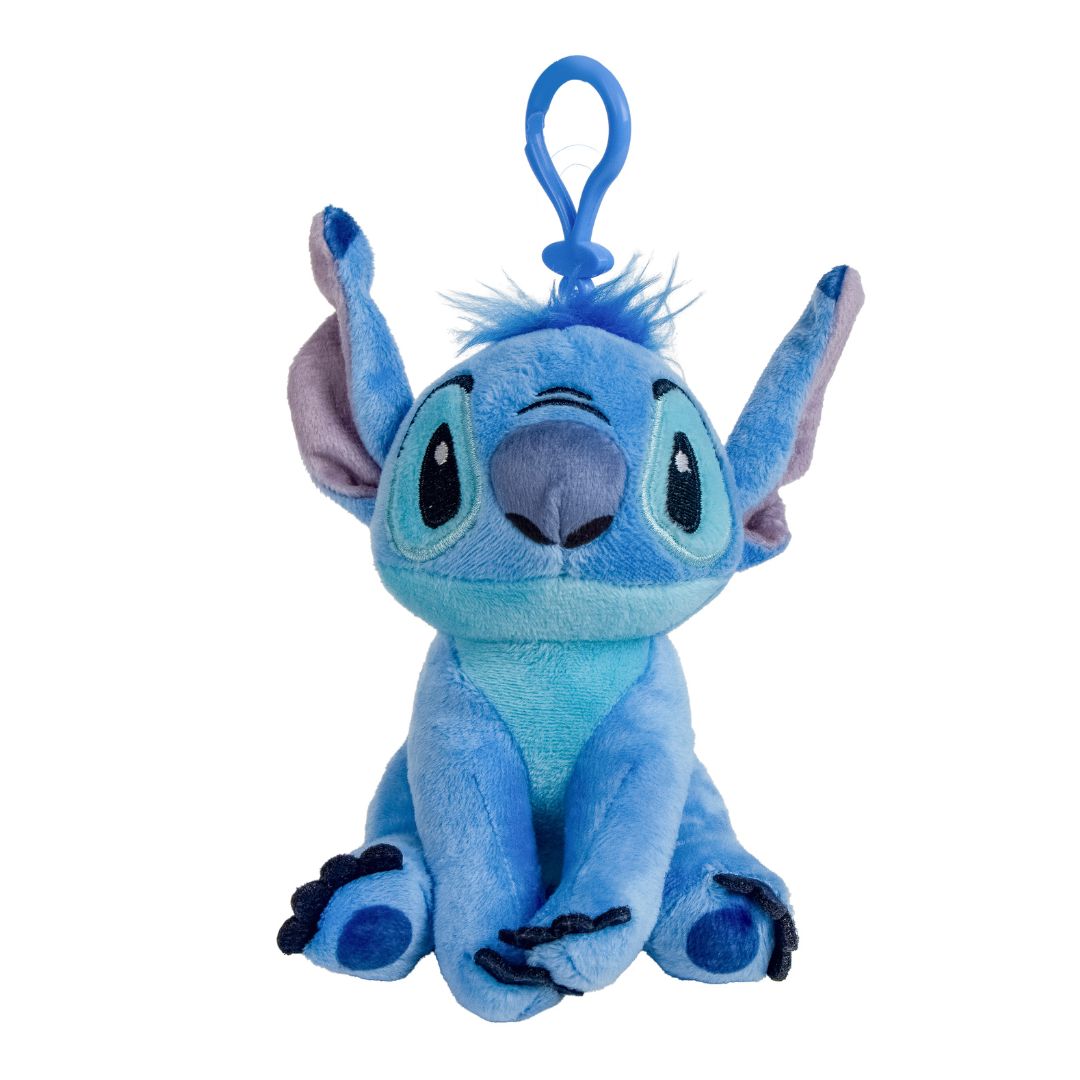Peluche Clip On Stitch 12cm con moschettone Disney
