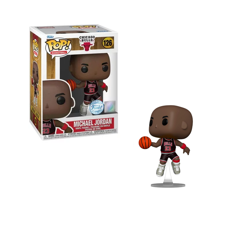 Funko Pop Michael Jordan Black Pinstripe Jersey 126 NBA Special Edition