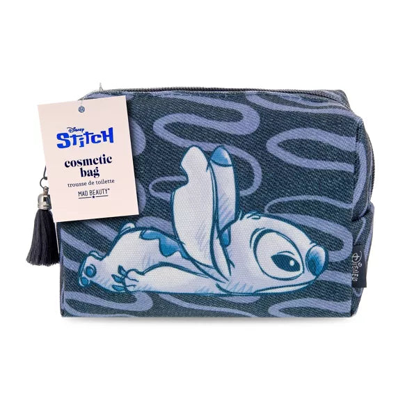 Borsa per cosmetici Stitch in denim Mad Beauty Disney