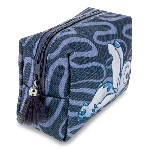 Borsa per cosmetici Stitch in denim Mad Beauty Disney