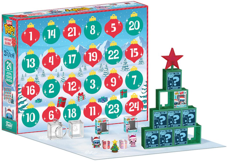 Calendario Dell'Avvento Stitch Bitty POP! Advent Calendar Countdown Disney