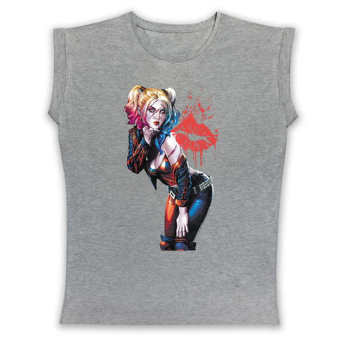T-Shirt Smanicata Harley Quinn DC Comics Femminile