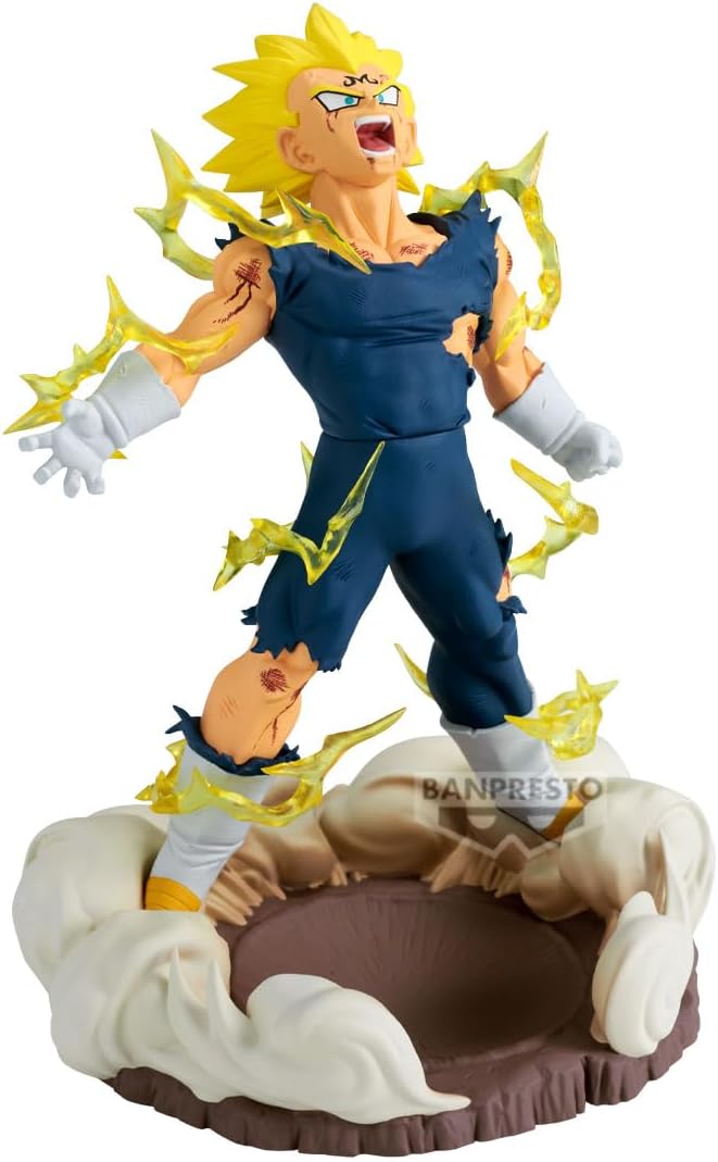 Dragon Ball Z History Box Majin Vegeta statua 14 cm