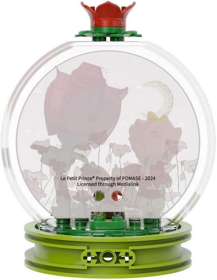Il piccolo principe set costruzioni rosa 14cm