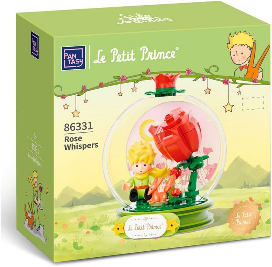 Il piccolo principe set costruzioni rosa 14cm