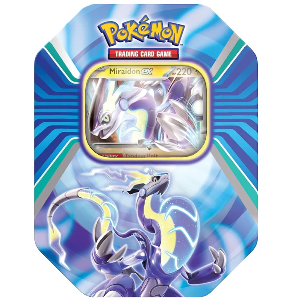 Pokemon Paldea Legends Tin edizione Inglese Koraidon Miraidon