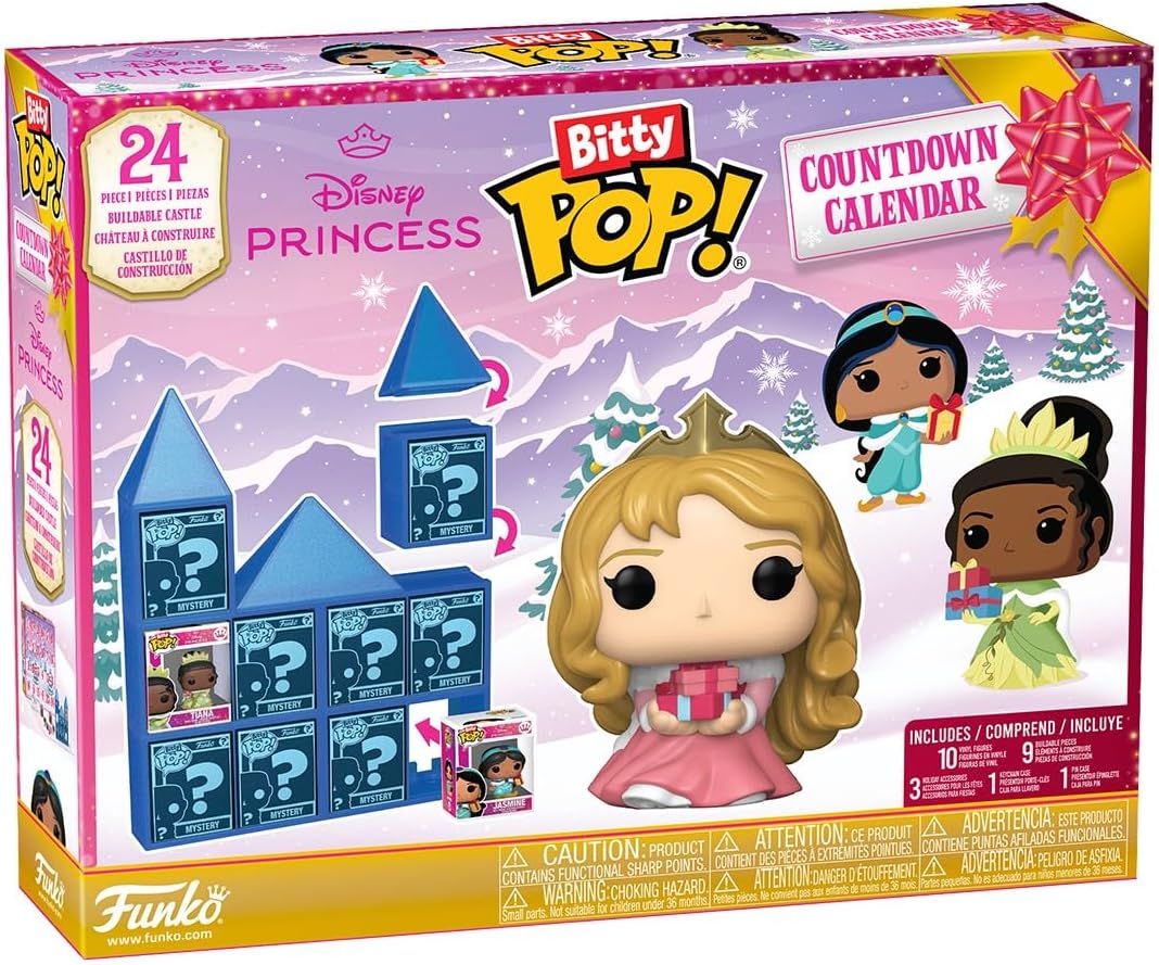 Calendario Dell'Avvento Disney Princess Bitty POP! Advent Calendar Countdown Disney