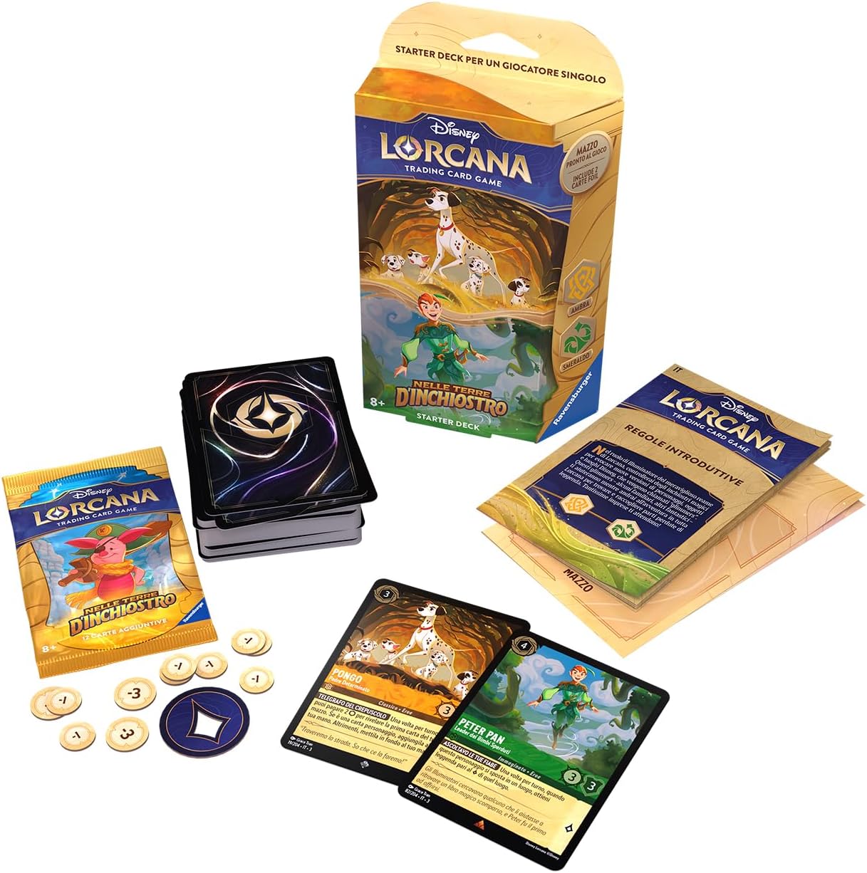 Lorcana Nelle Terre D Inchiostro Ambra e Smeraldo Starter Deck ITA