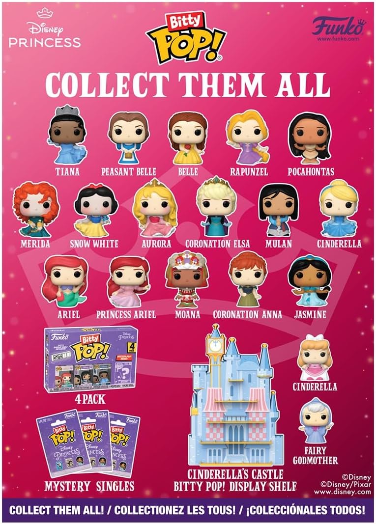 Calendario Dell'Avvento Disney Princess Bitty POP! Advent Calendar Countdown Disney