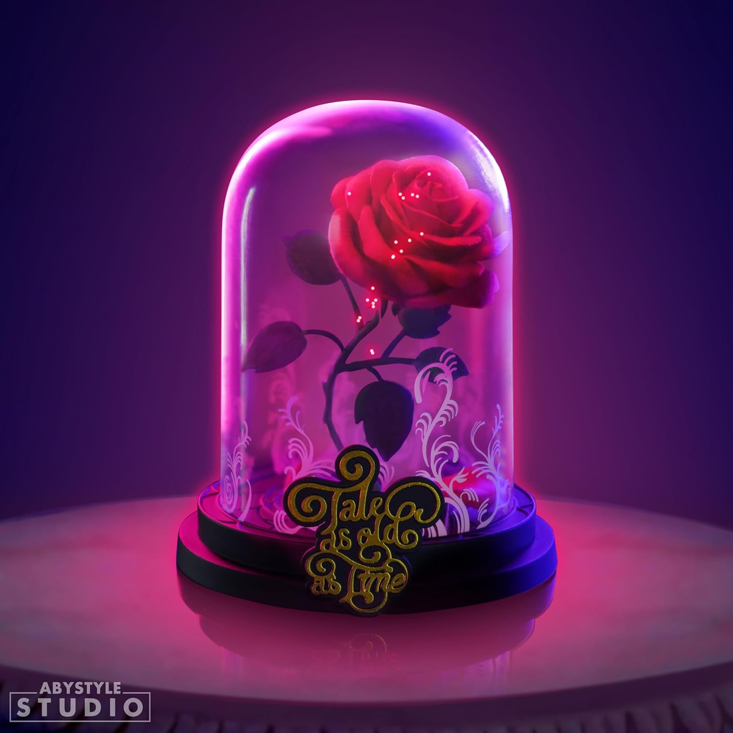 Figure Disney La Bella e La Bestia Rosa Incantata