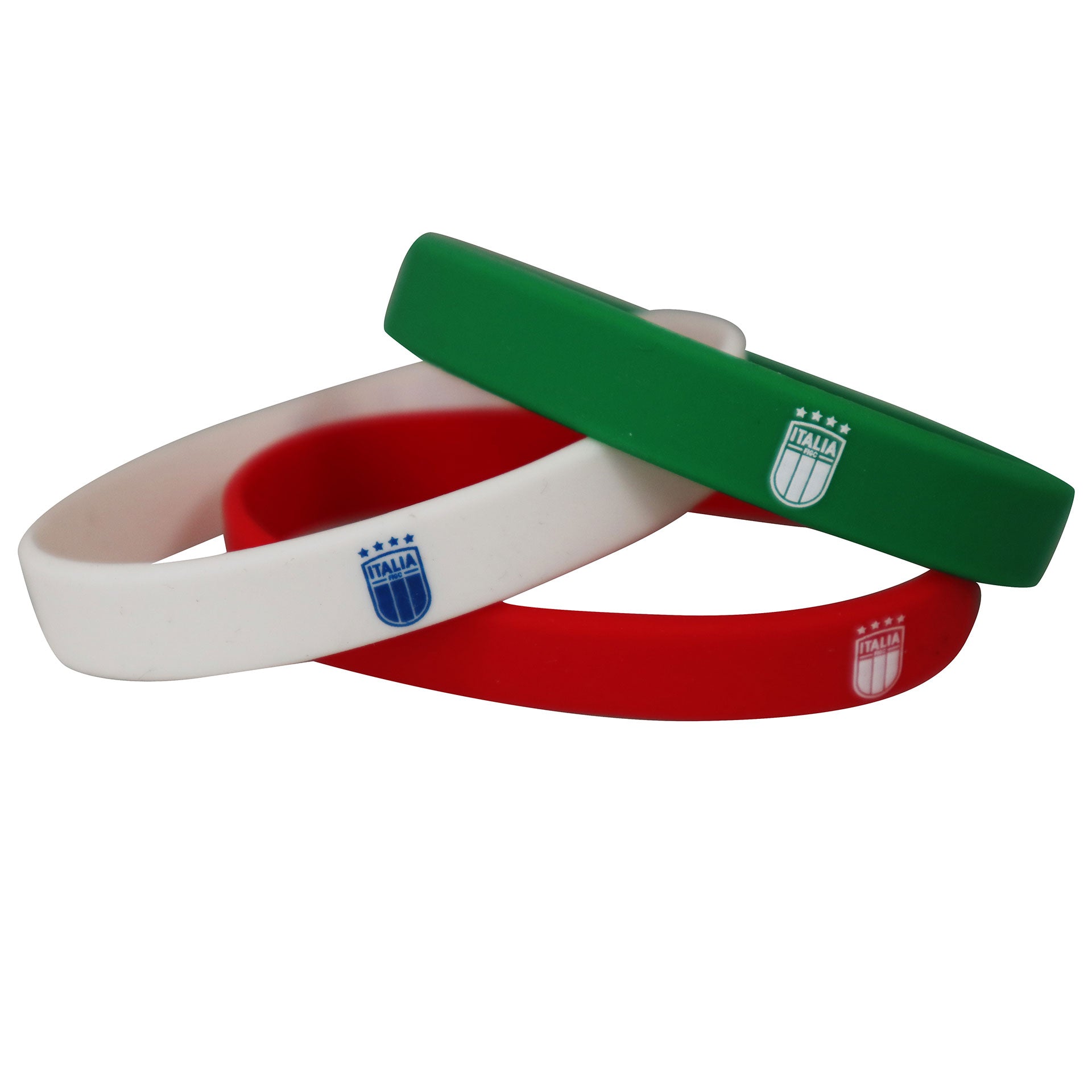 Braccialetti Italia 3 pezzi in silicone