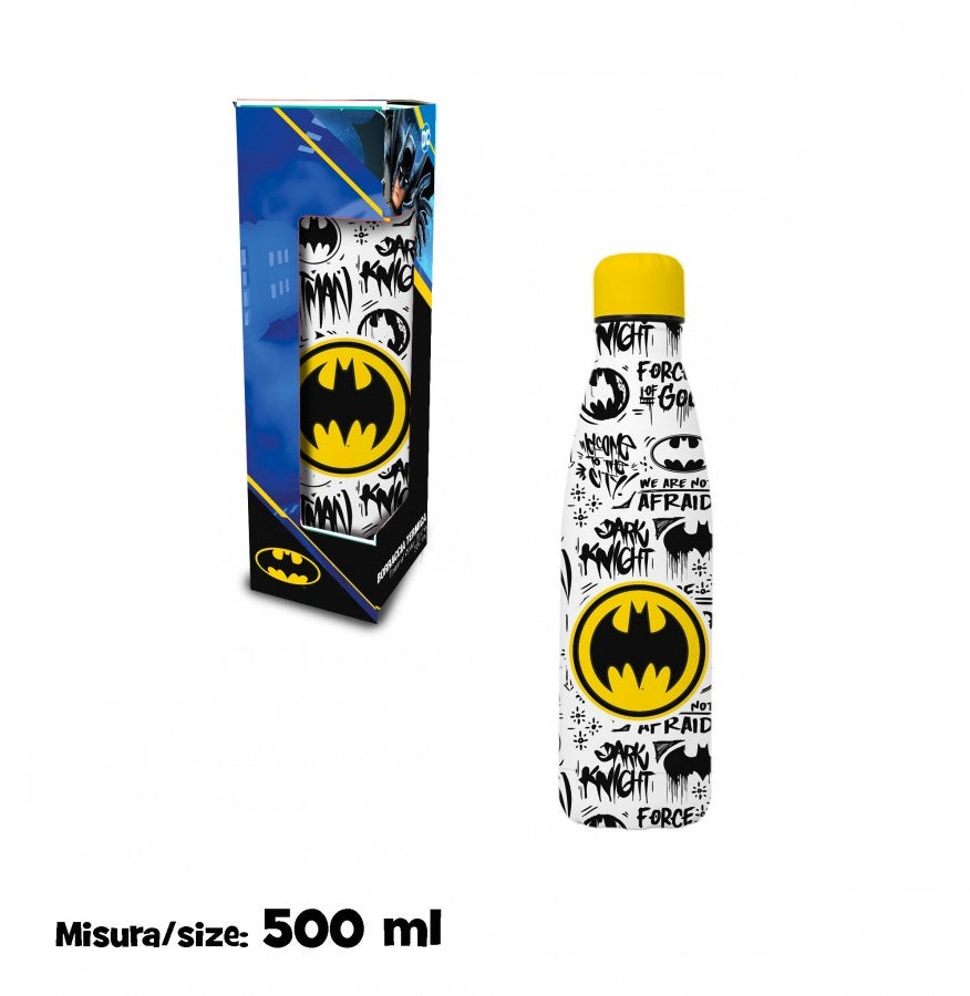 Bottiglia Termica Batman Bianca