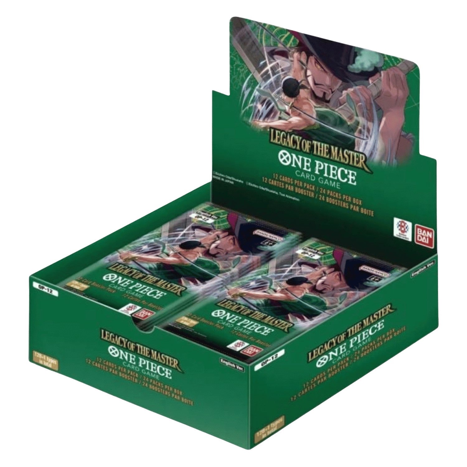 One Piece Card Game OP-12 Legacy of the Master BOX 24 Bustine ENG
