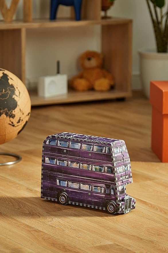PUZZLE 3D THE KNIGHT BUS Nottetempo  Wrebbit 280 PEZZI wizarding world HARRY POTTER età 12+