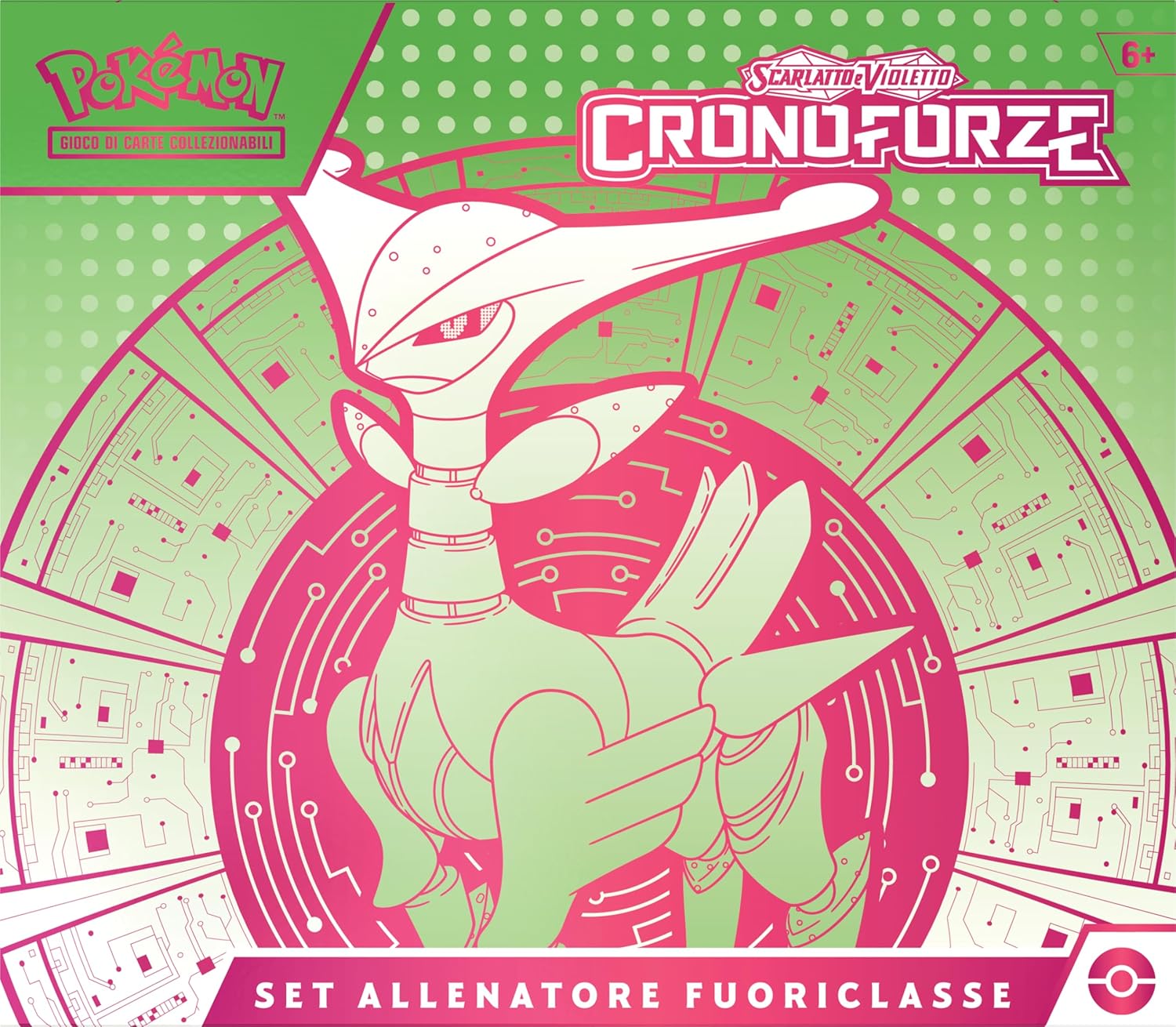 Set Allenatore Fuoriclasse Fogliaferrea Cronoforze Pokémon Scarlatto e Violetto – Italiano