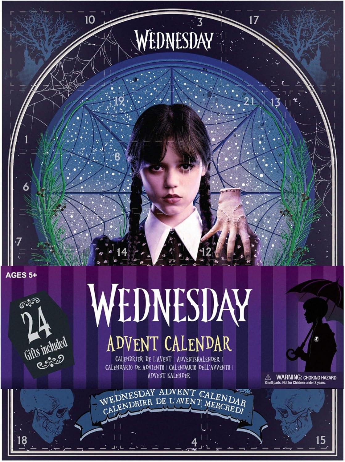 Calendario dell'Avvento Mercoledì Addams 2025 - Licenza ufficiale