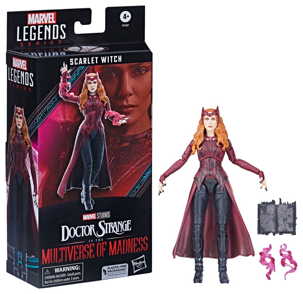 Action Figure Doctor Strange in the Multiverse Of Madness Scarlet Witch Legends Series Marvel Studios Hasbro
