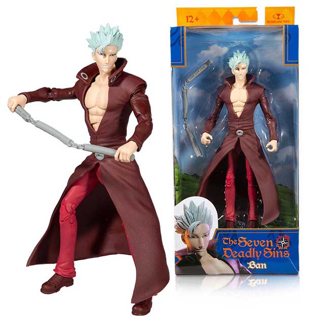 Action Figure Seven Deadly Sins Ban McFerlane Toys 18 cm