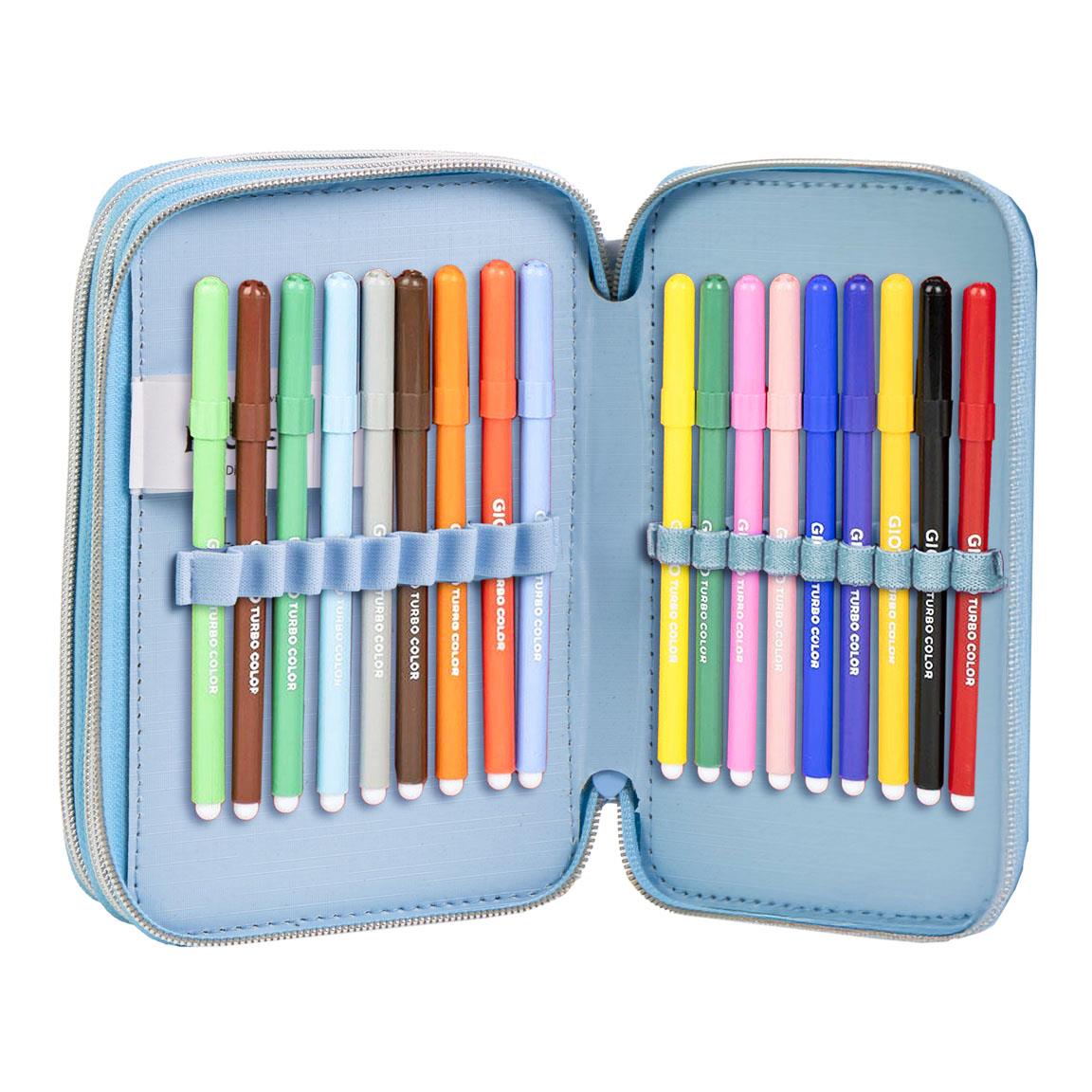 Astuccio 3 scomparti con accessori Giotto Frozen Disney