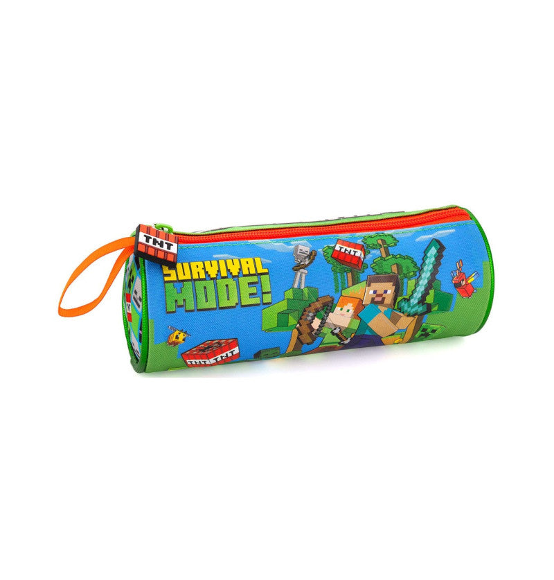 Astuccio tubolare Minecraft Survival 21 x 8 cm