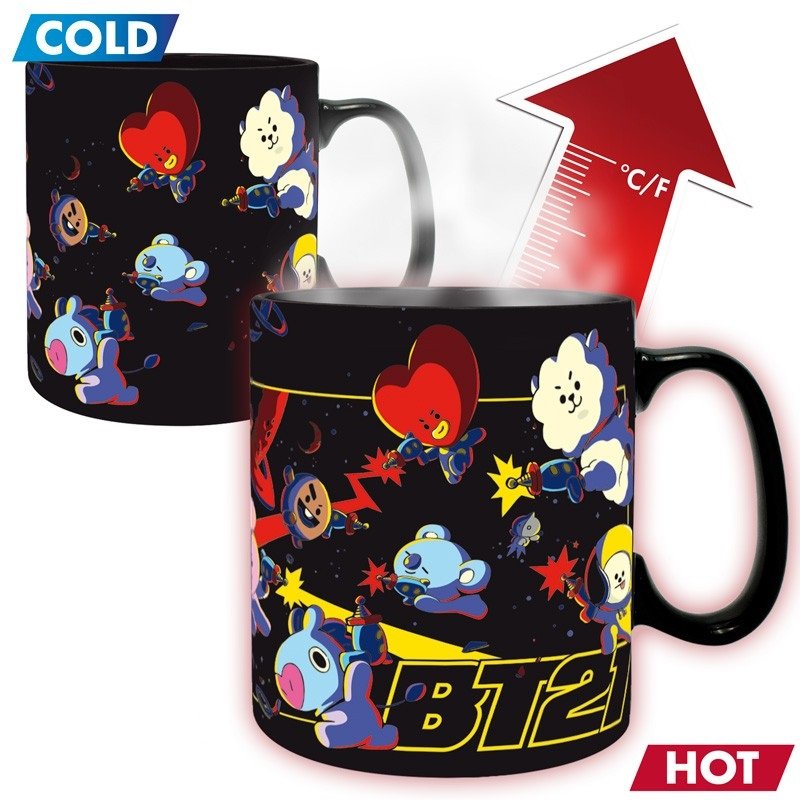 BT21 tazza magica termosensibile