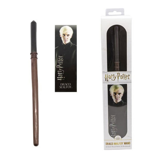 Bacchetta Draco Malfoy con segnalibro 3D