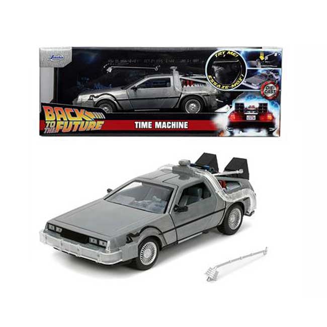 Back to the Future Delorean con luci Scala 1 a 24