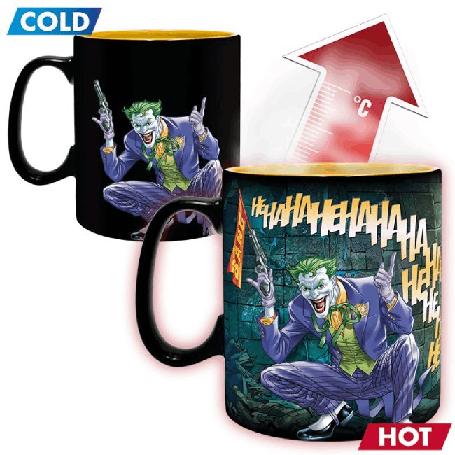 Batman e Joker tazza magica termosensibile