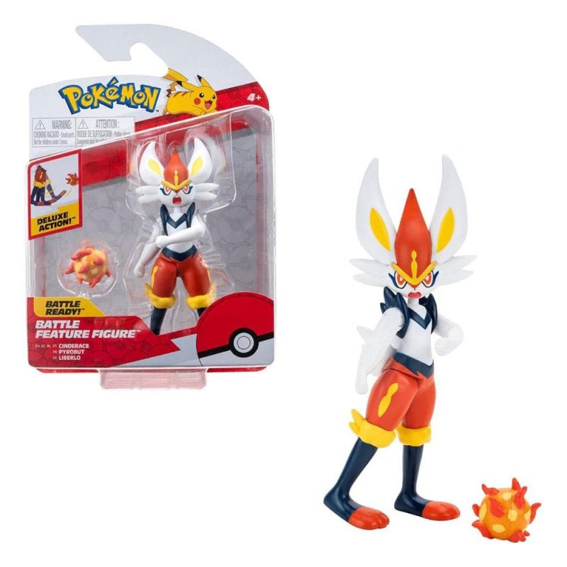 Battle Figure Pokemon Cinderace 10 cm