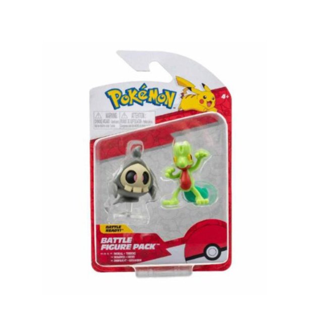 Battle Figure Pokemon 2 Personaggi Duskull e Treecko 8cm