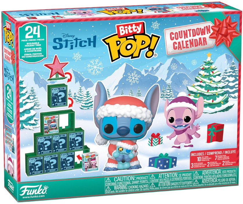 Calendario Dell'Avvento Stitch Bitty POP! Advent Calendar Countdown Disney