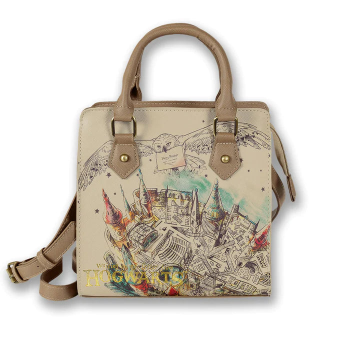 Borsa Harry Potter waiting on my letter from Hogwarts con tracolla