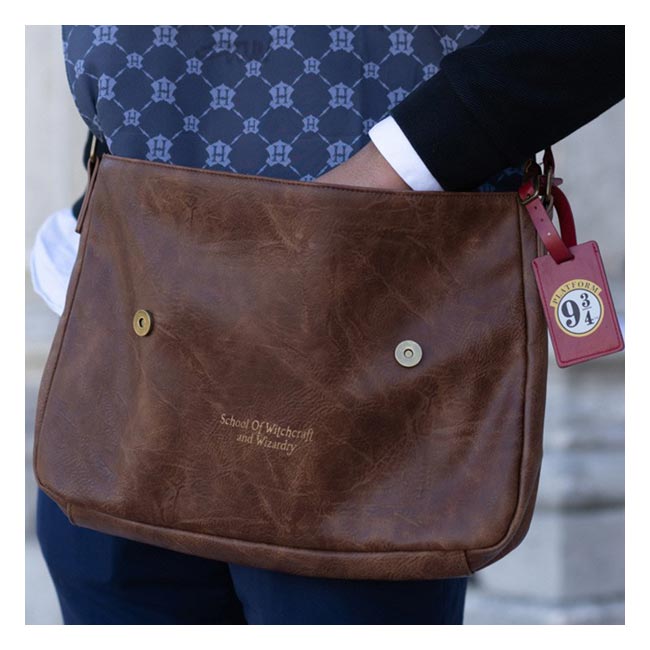 Borsa tracolla Harry Potter Hogwarts effetto pelle School of Witchcraft and Wizardry