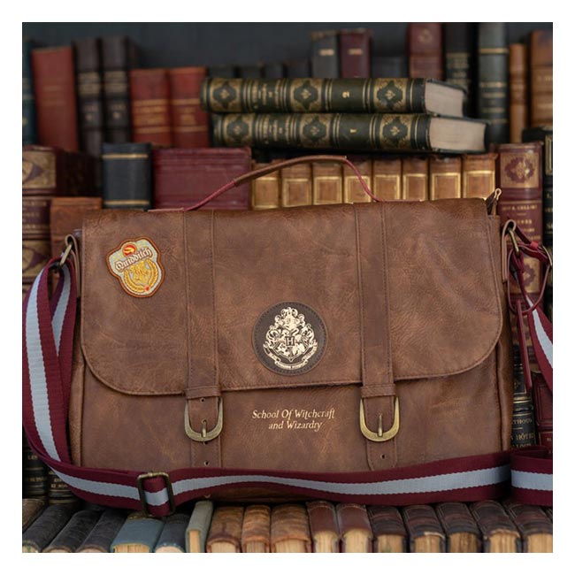 Borsa tracolla Harry Potter Hogwarts effetto pelle School of Witchcraft and Wizardry
