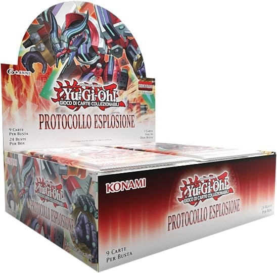 Box 24 bustine Yu Gi Oh Protocollo Esplosione ITA