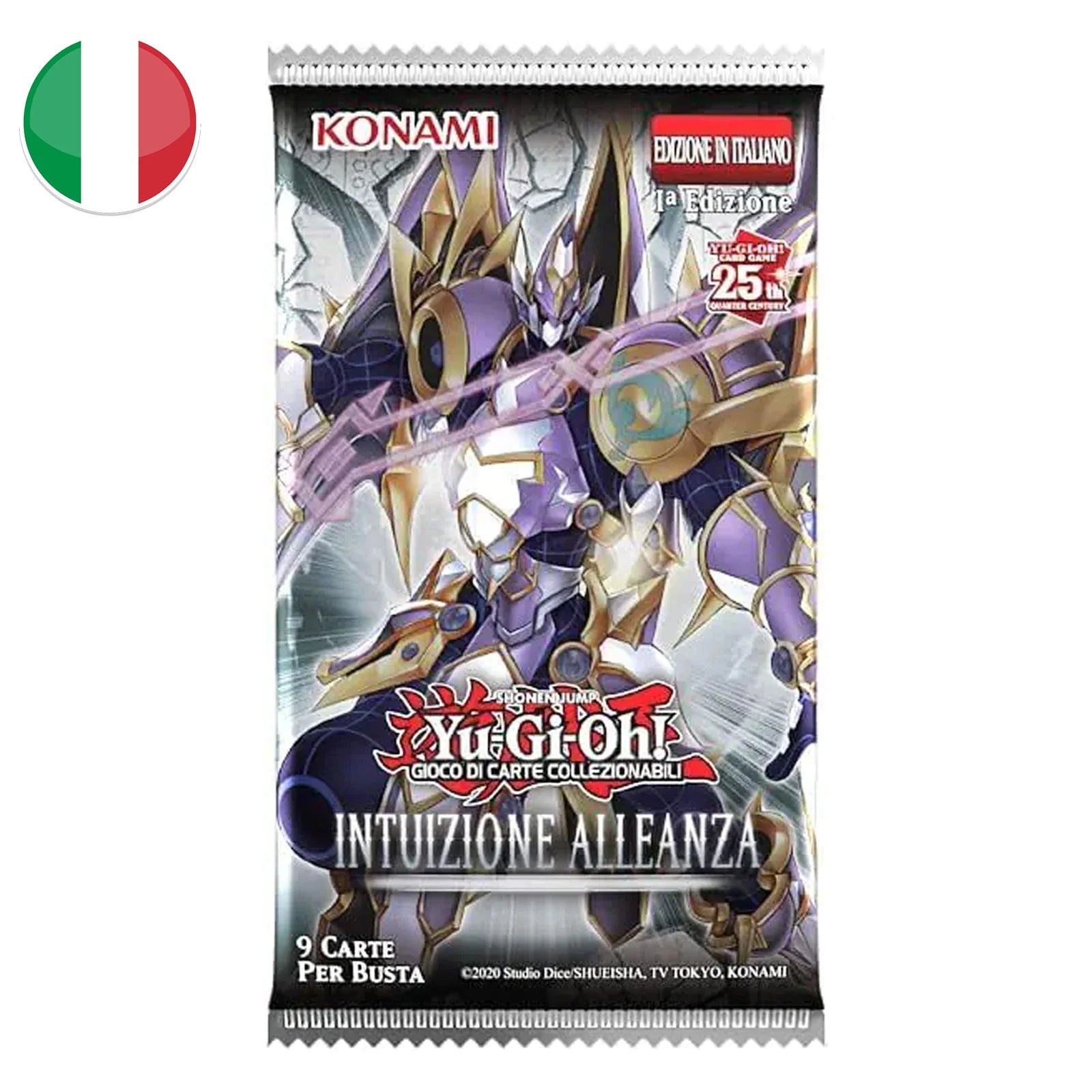 Bustina da 9 Carte Yu Gi Oh Intuizione Alleanza ITA