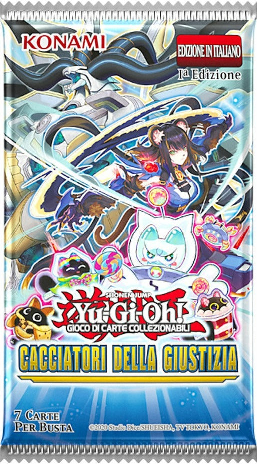 Yu-Gi-Oh Busta da 7 carte Cacciatori della giustizia ITA