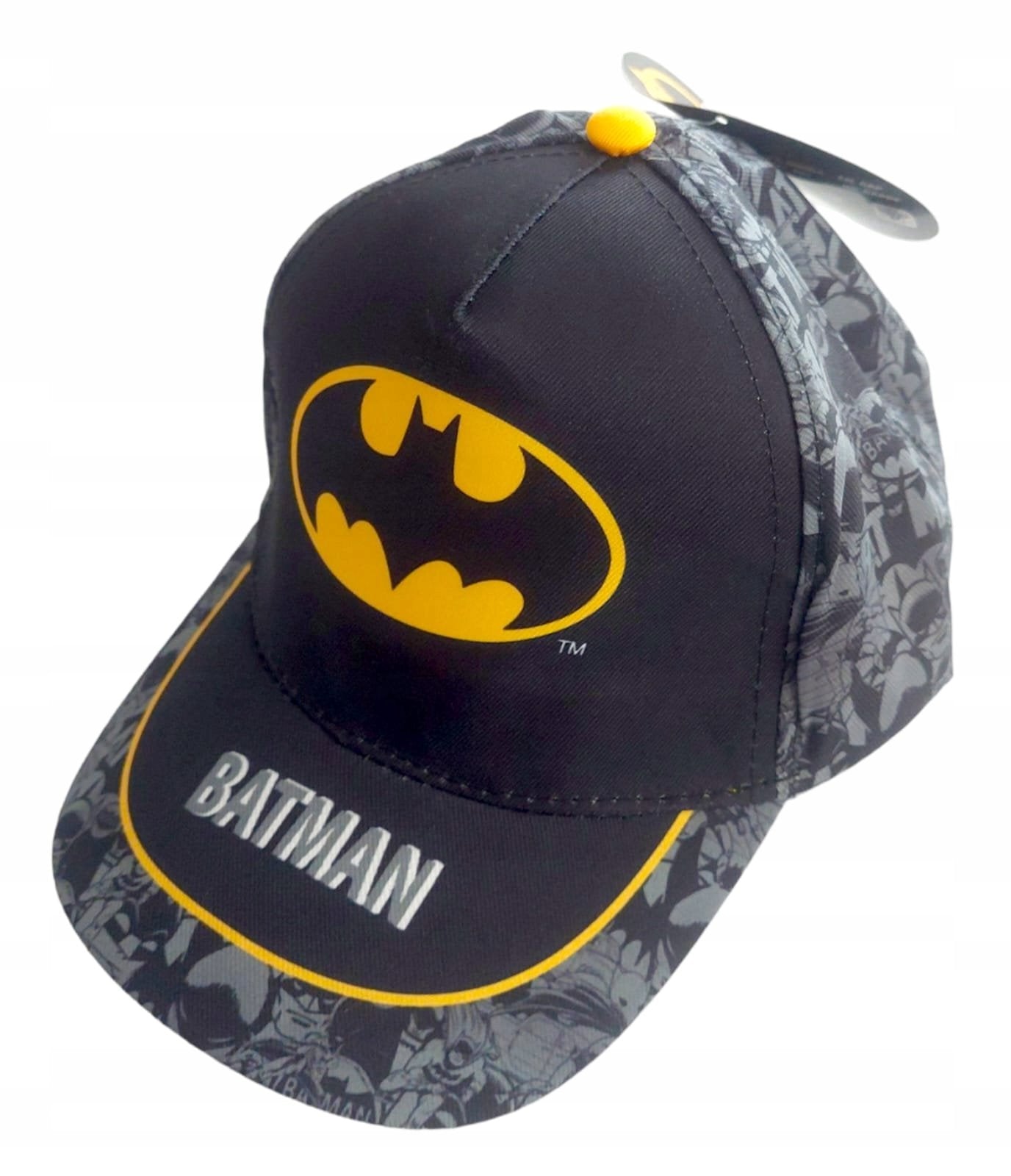 Cappello Batman Logo più scritta su visiera DC Comics